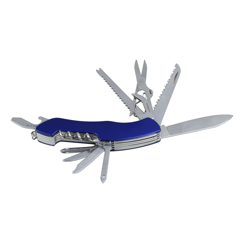 MAINZ pocket knife 12 functions,  blue