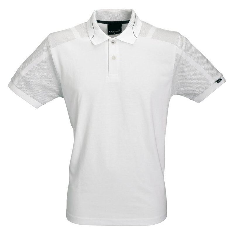 MALADETA polo shirt white/blac